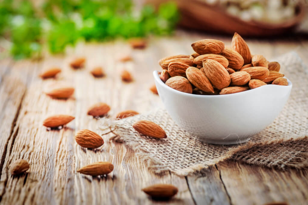 bowl of almond