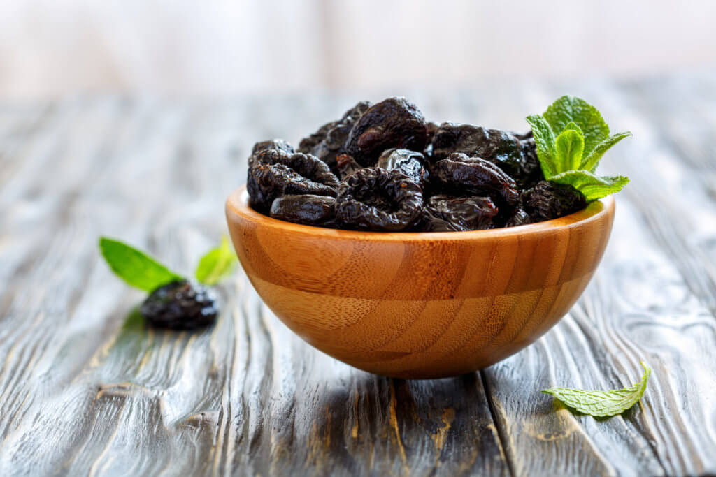bowl of prunes