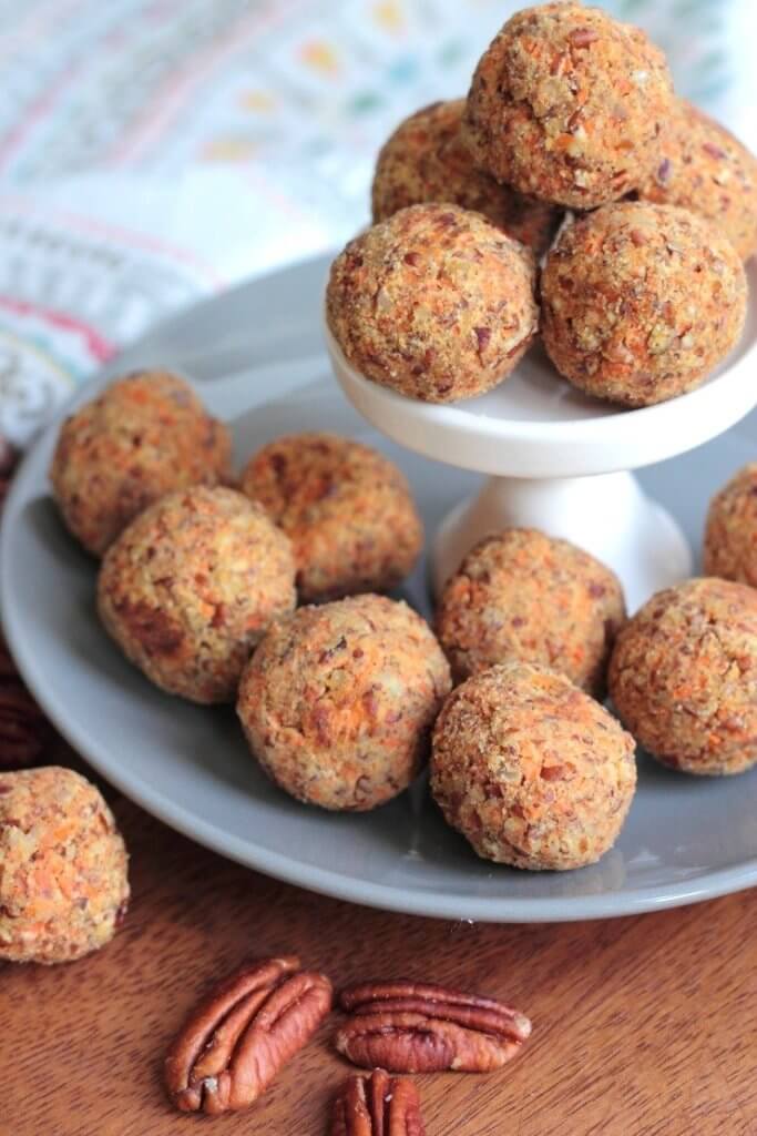 paleo carrot cake energy balls