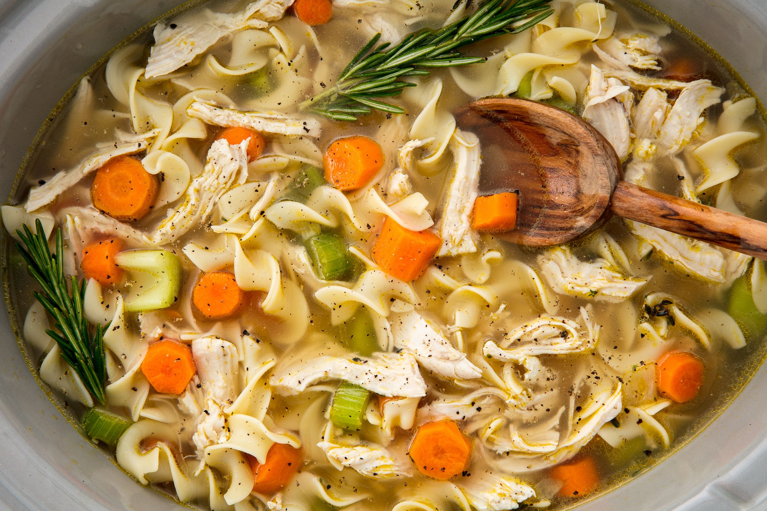 Healthy Crockpot Recipe - Chicken Noodle Soup - Xperience Fitness